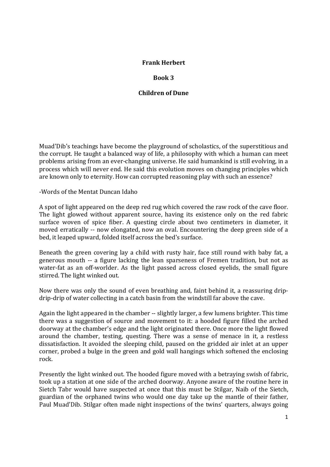 Herbert, Frank - Dune 3